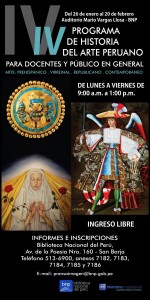 IV Curso Programa de Historia del Arte Peruano