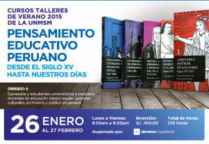 San Marcos anuncia Curso - Taller basado en nuestra CPEP