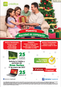 Campaña de Créditos por Navidad 2016