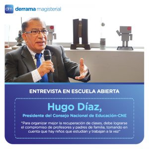 Estrategias para el desarrollo del año escolar 2017: Entrevista a Hugo Díaz, presidente del CNE