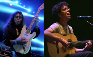 Yngwie Malmsteen y Pedro Guerra