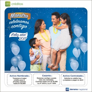 17 de enero: Gran Sorteo por Campaña de Créditos