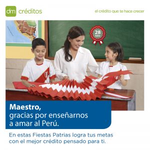 DM Créditos: Campaña de Créditos por Fiestas Patrias 2018
